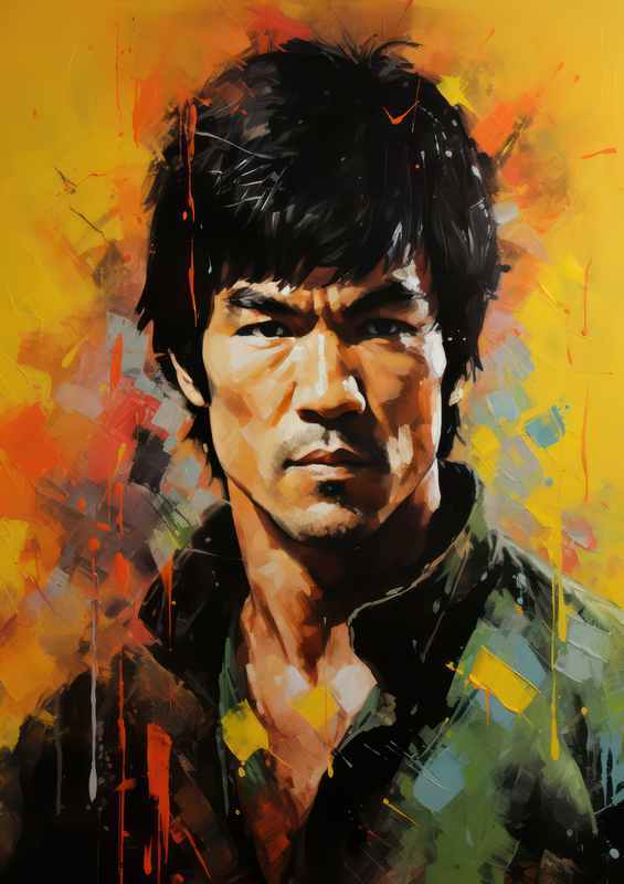 Virtual Shadows Bruce Lee Very colourful