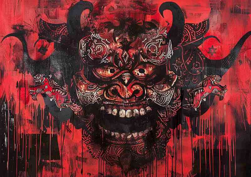 Devil painting style