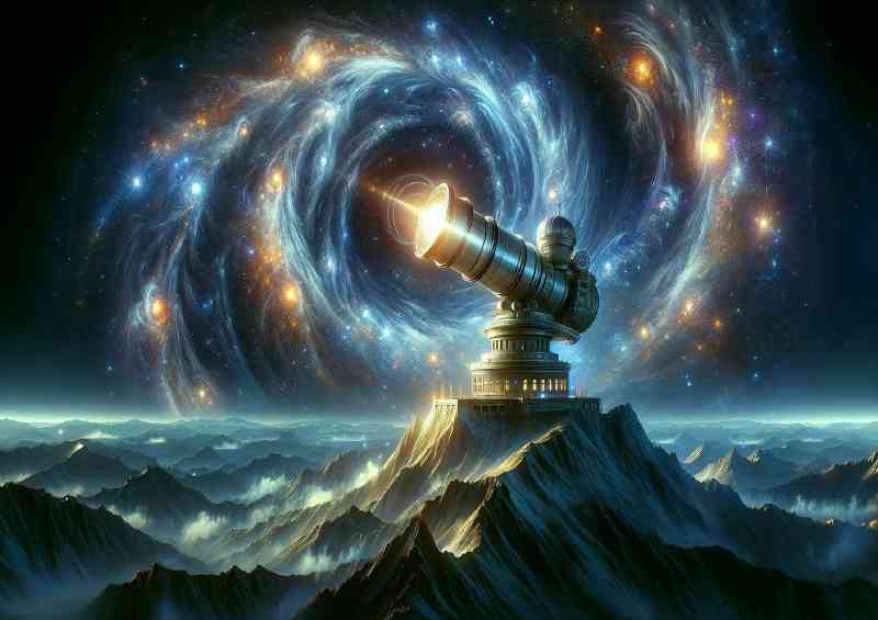 Ethereal astronomical observatory constructed
