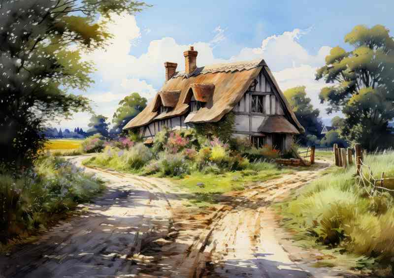 Country Roads idyllic Beauty of Countryside