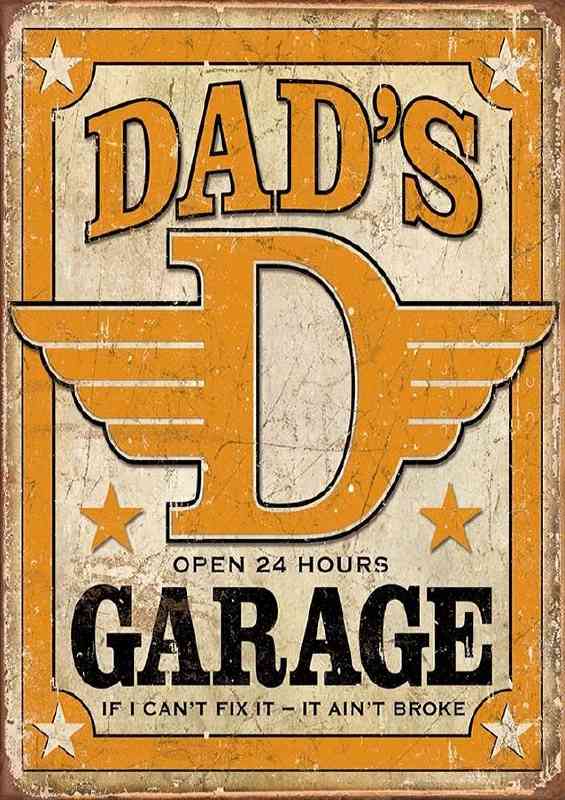 Dads Garage open all hours