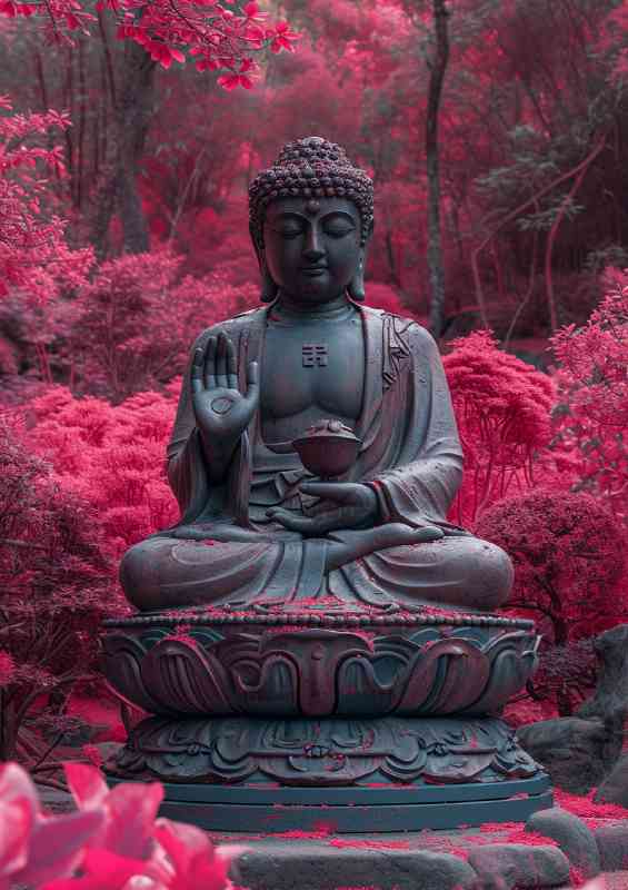 Buddha in the forest poster