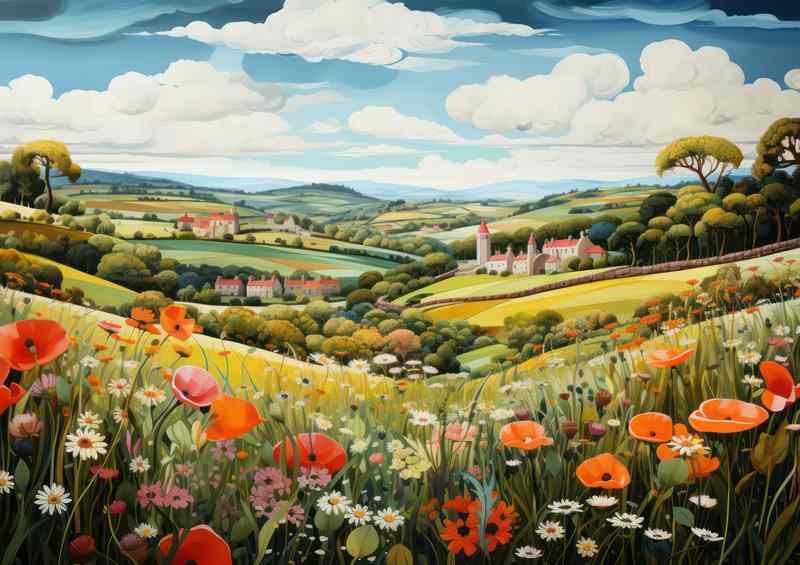 Enchanted Whimsy Countrysides Dreamy Pastoral Landscape