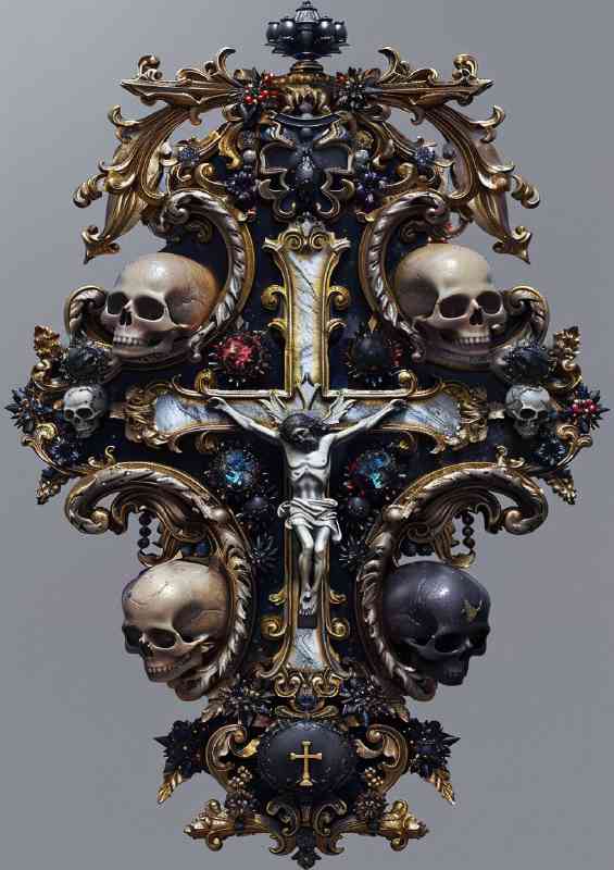 Large talisman with crusifix
