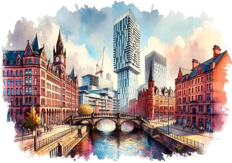 Manch Watercolour | Modern & Historic Blend