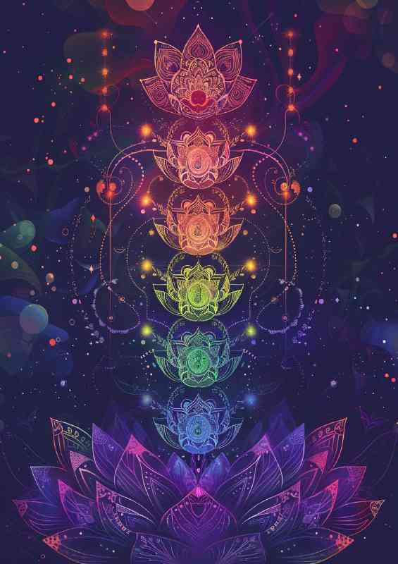 Chakras and the lotus flower