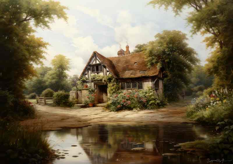 Historic Charm Picturesque Old English Rural Beauty