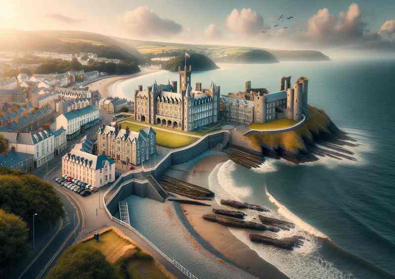 Welsh Coastal University Town of Aberystwyth