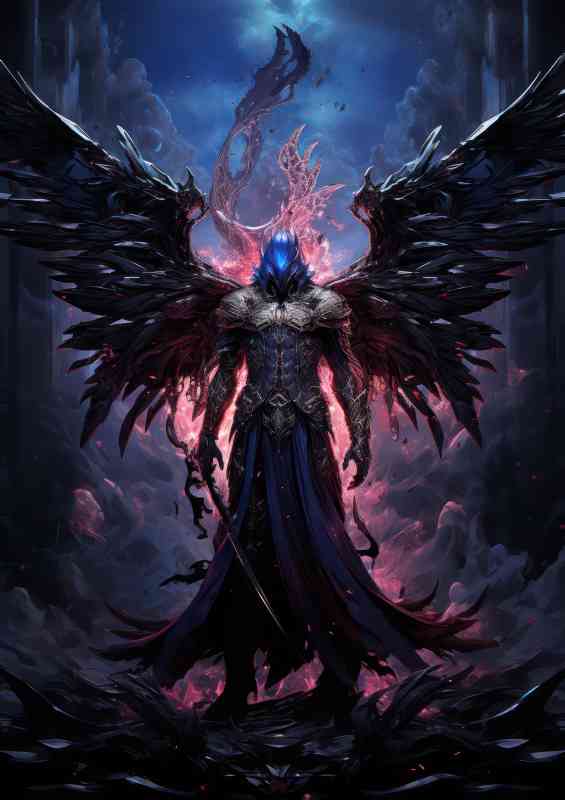 Anime angel of death with wings