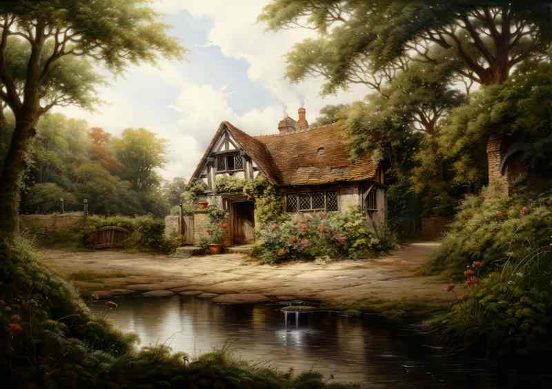 Riverside Dreams Old English Cottage Charm