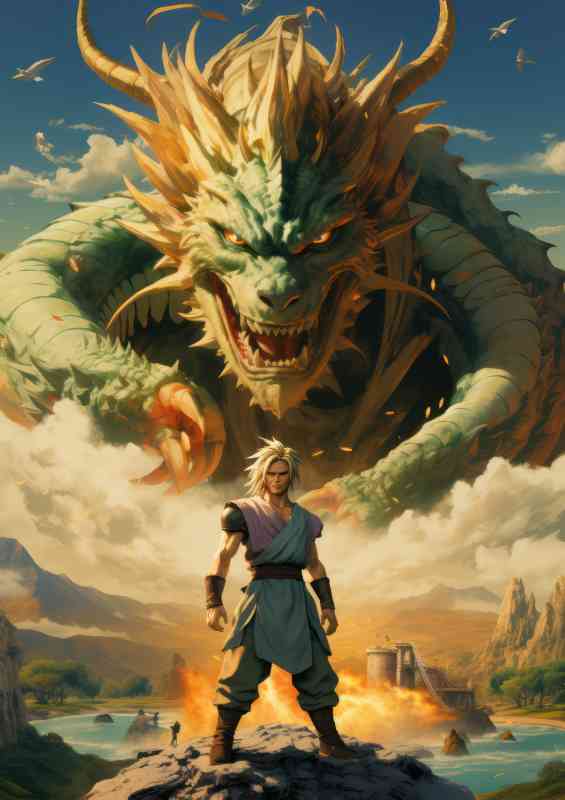 Dragon Ball ready to fight the beast