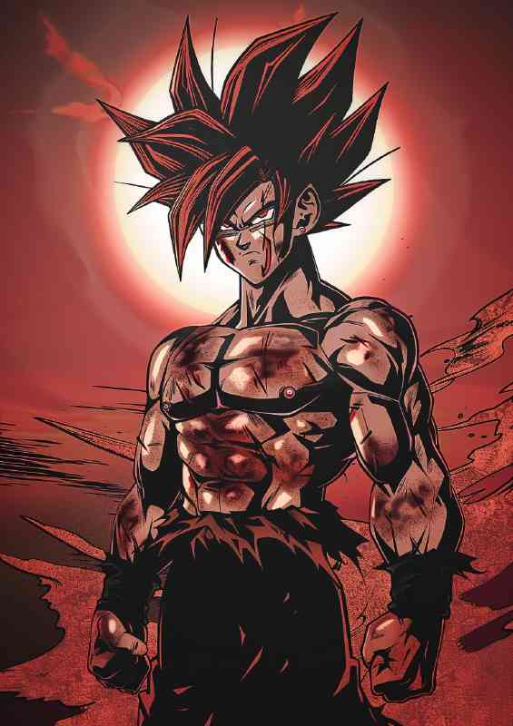 Goku as the God of War