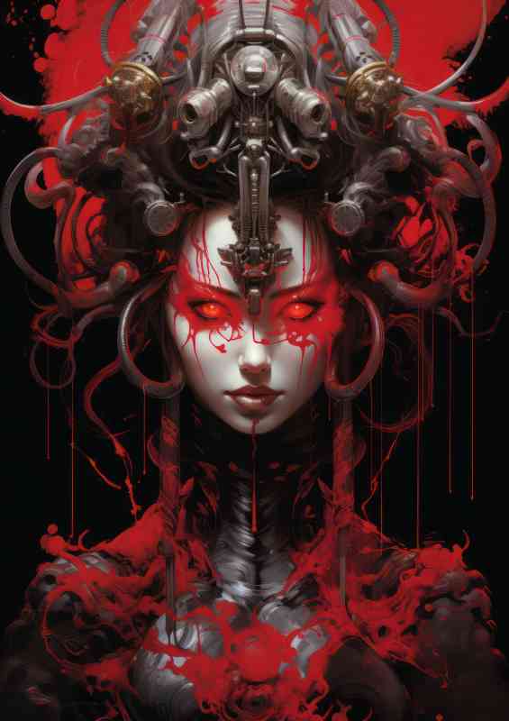 Jigoku gurumon anime red eyes