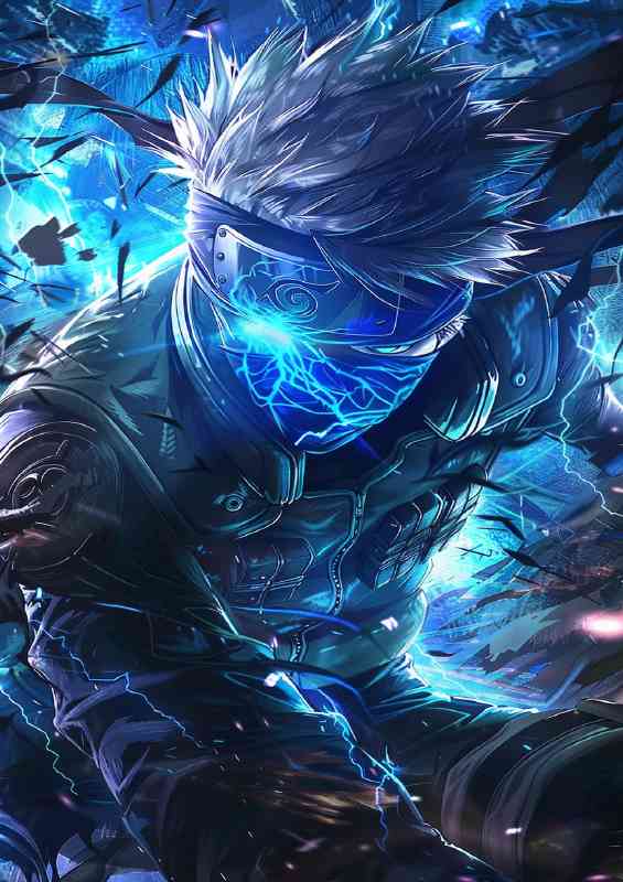 Kakashi Hatake wearing his iconic black band