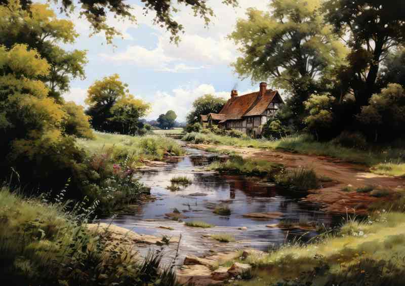 Rustic Tranquility Old Cottage by River