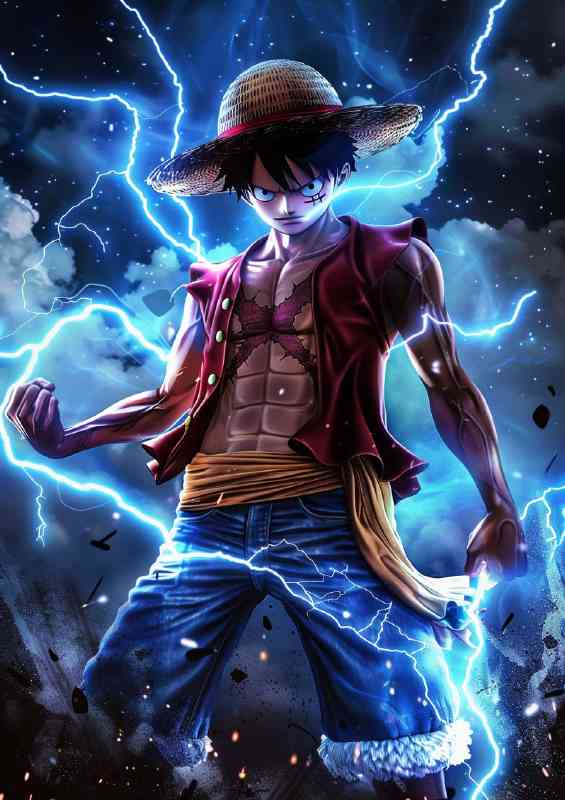 Monkey D Luffy lightning