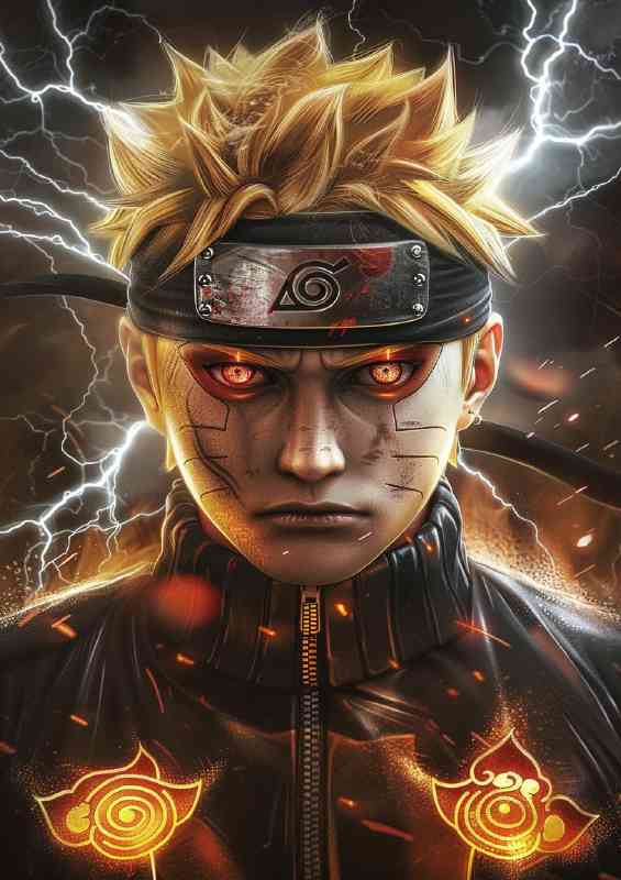 Naruto Uzumaki in his Akats