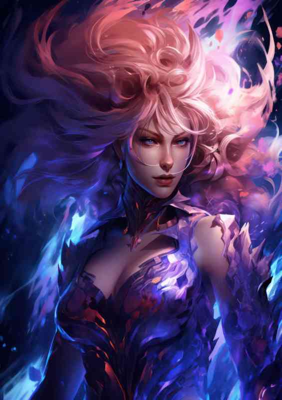 Pink haired demon slayer