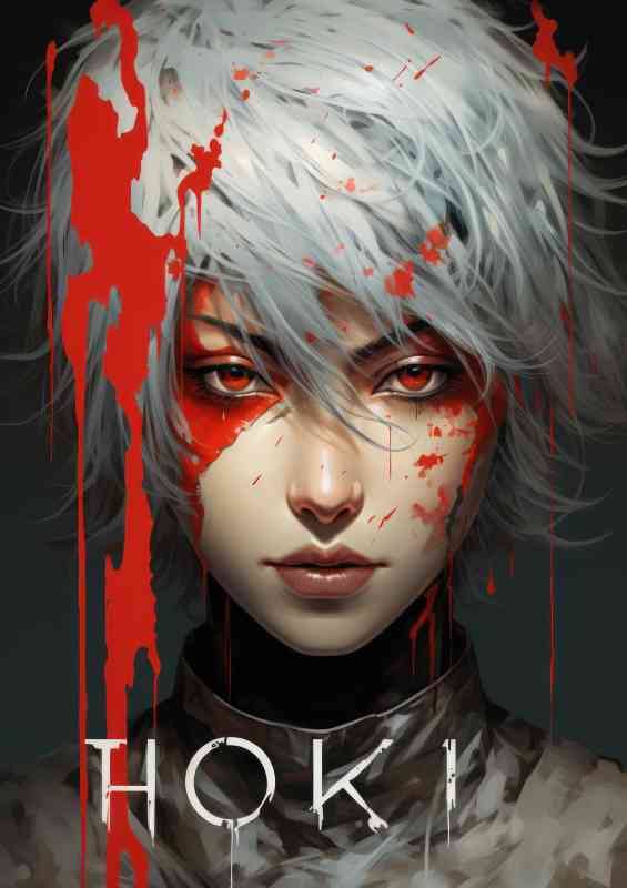 Shoku ghoul anime poster style