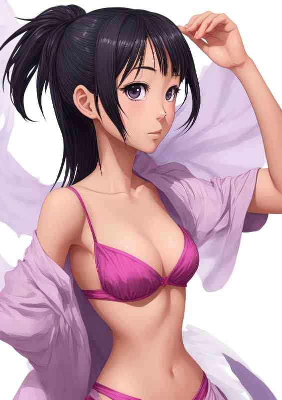 Yoruichi Shihoin dressed in bikini