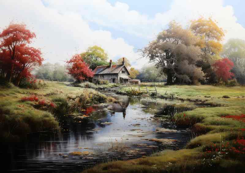 Tranquil Charm Picturesque English Cottage by River