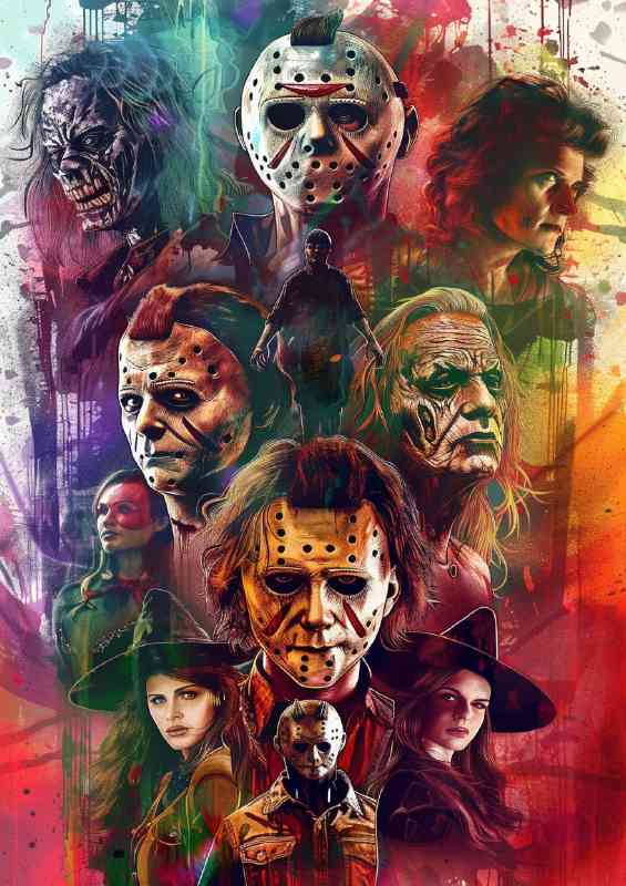Famous horror scary movie characters