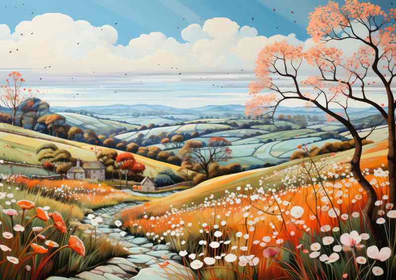 Whimsical Beauty Countryside Visions in Pastel