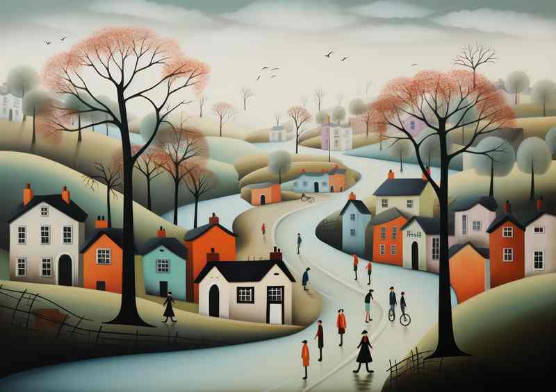 Whimsical Wonders Quaint Village Dreamy Scenes