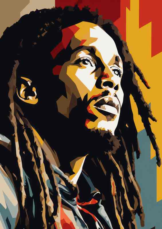 Bob Marley pop art robert nesta