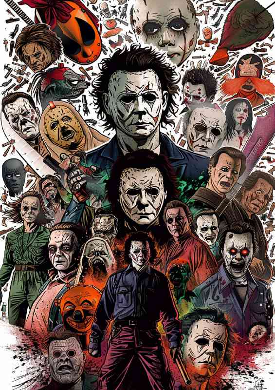 Iconic horror movie michael myers