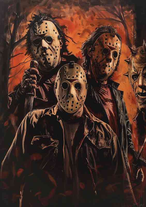 Michael Myers masked horroe friday 13th