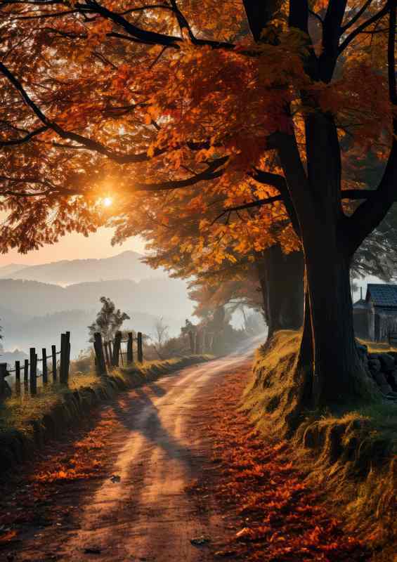 Charming Village Landscape