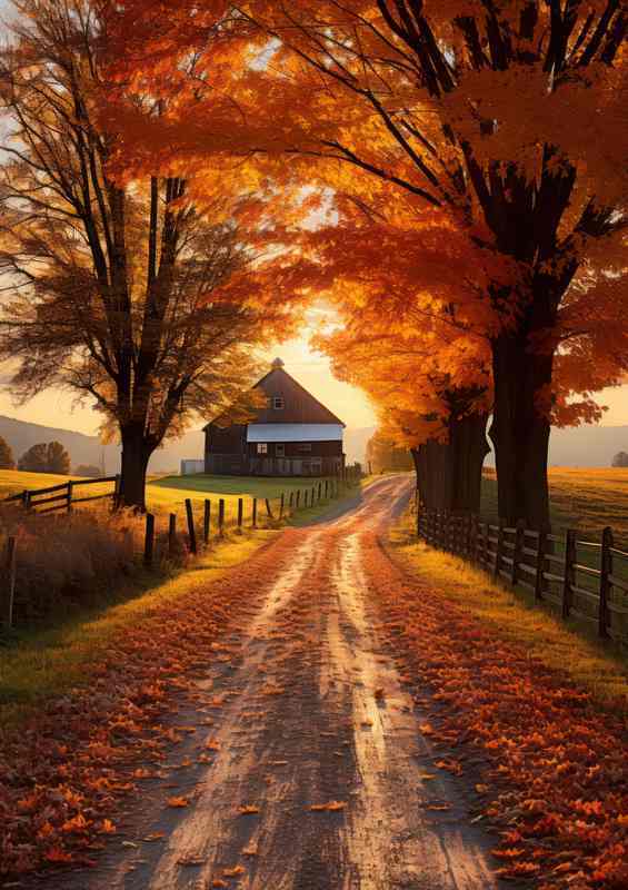 Elegant Dreams Leading To The Farm