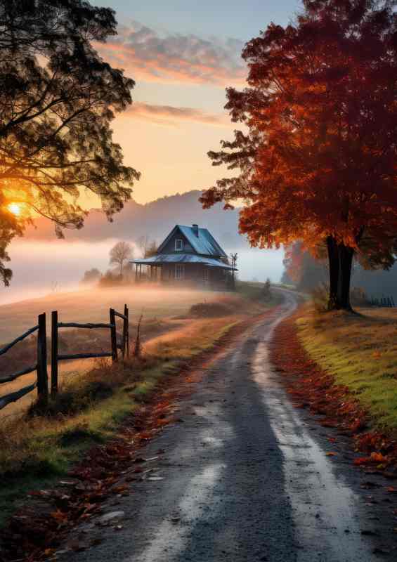 Harmonious Meadow Country Home