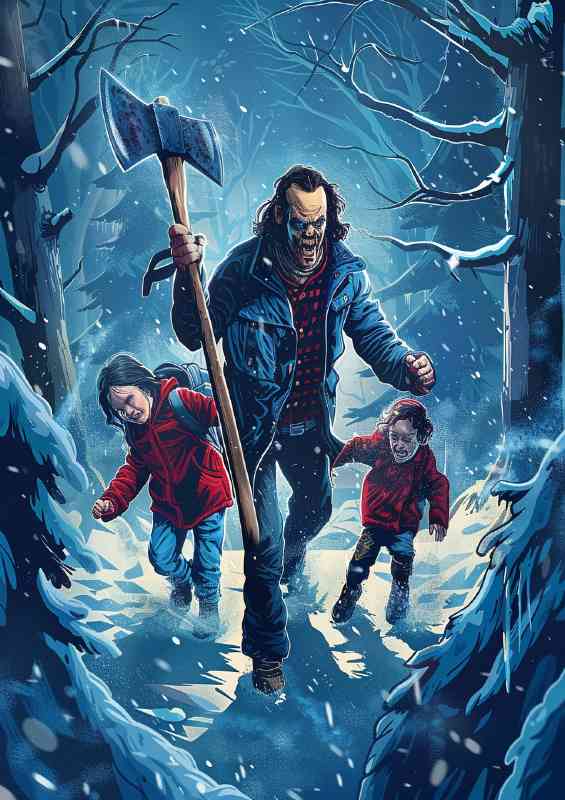 The shining movie poster with Jack