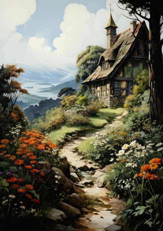 Old World Beauty Down The Counrty Lane