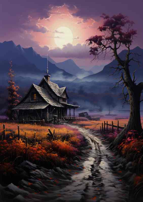 Picturesque Hamlet Vignette