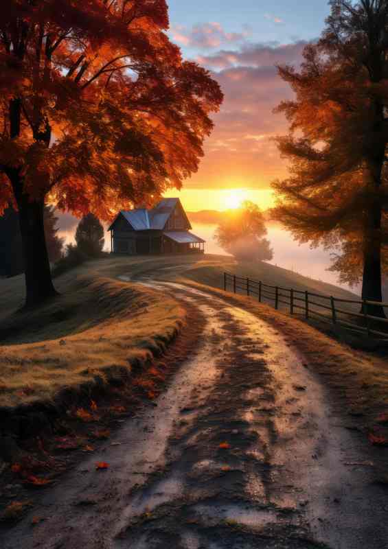 Serene Rural Poetry A Long Lane