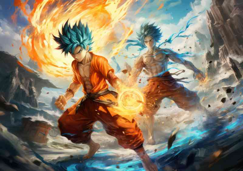 Dragon poster style anime