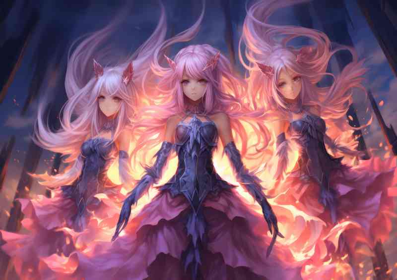 The abyss angelic anime art