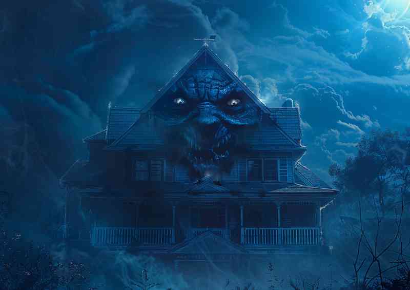 House with an evil face