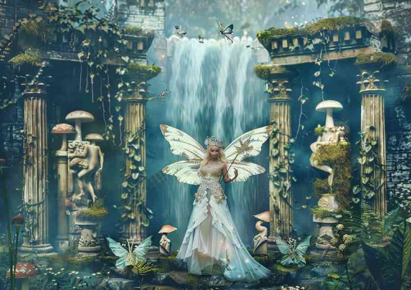 Beautiful elven fairy queen