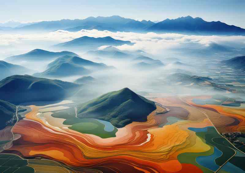 Whimsical Mountains and Mist