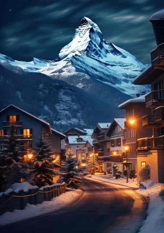A City in The Mountains Shadows