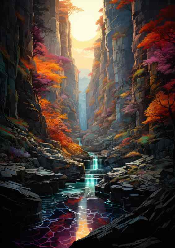 A Walk Amongst Rainbow falls