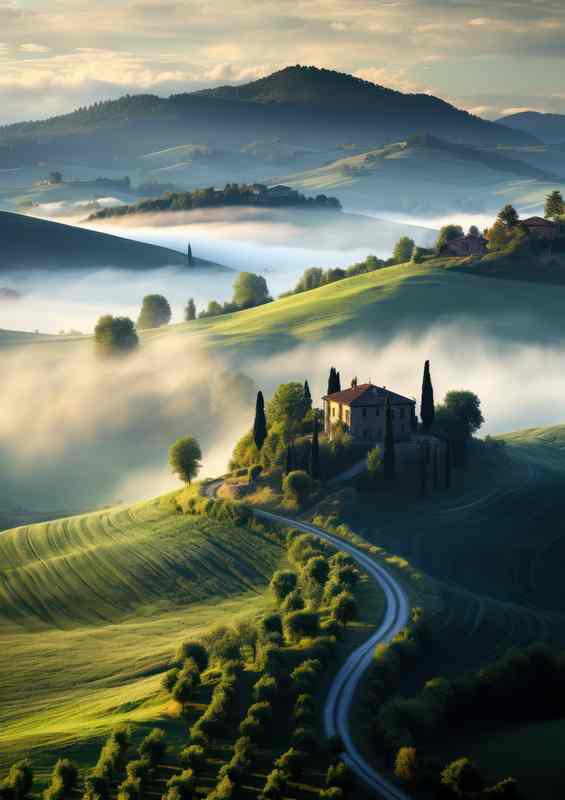 A beautiful Morning In Tuscany