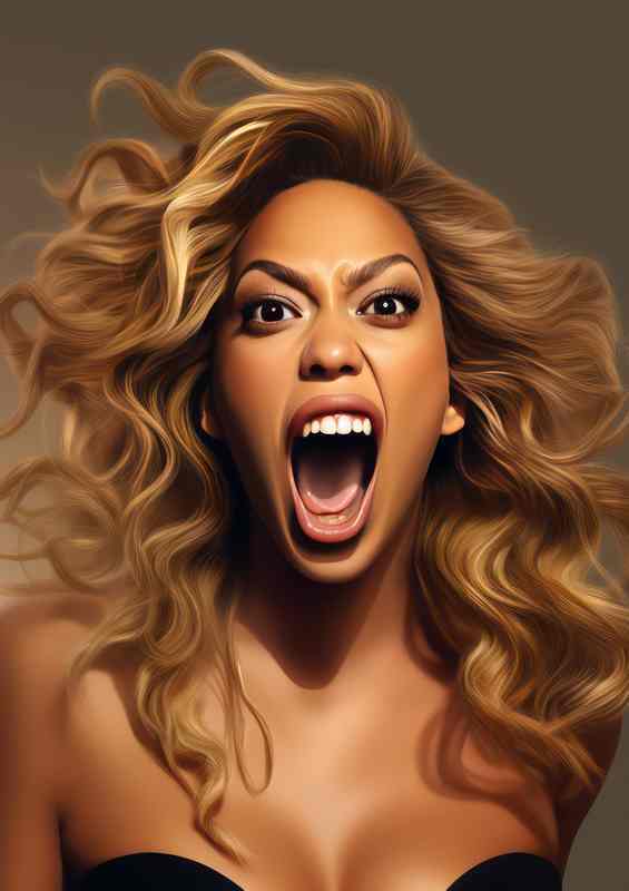 Caricature of Beyonce