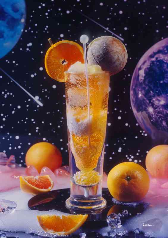Space universe scothc on the rocks