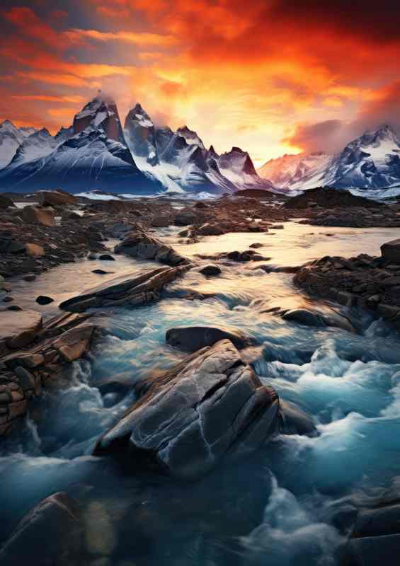 Mistral Peaks Of Chile Sunset