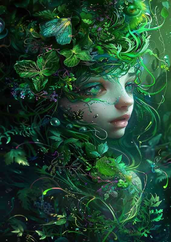 The girl with the enchanting face